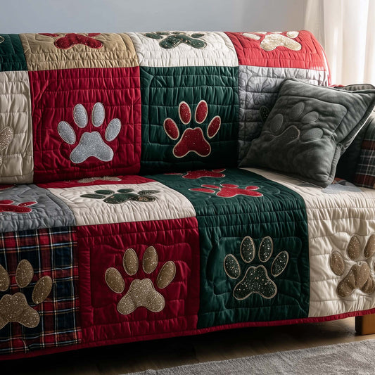 Happy Paw Parade Quilted Sofa Cover GFTOTP14759