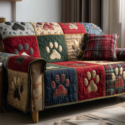 Happy Paw Parade Quilted Sofa Cover GFTOTP14760