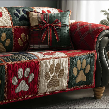 Happy Paw Parade Quilted Sofa Cover GFTOTP14761