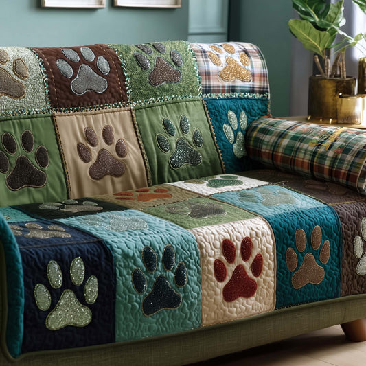 Happy Paw Parade Quilted Sofa Cover GFTOTP14763