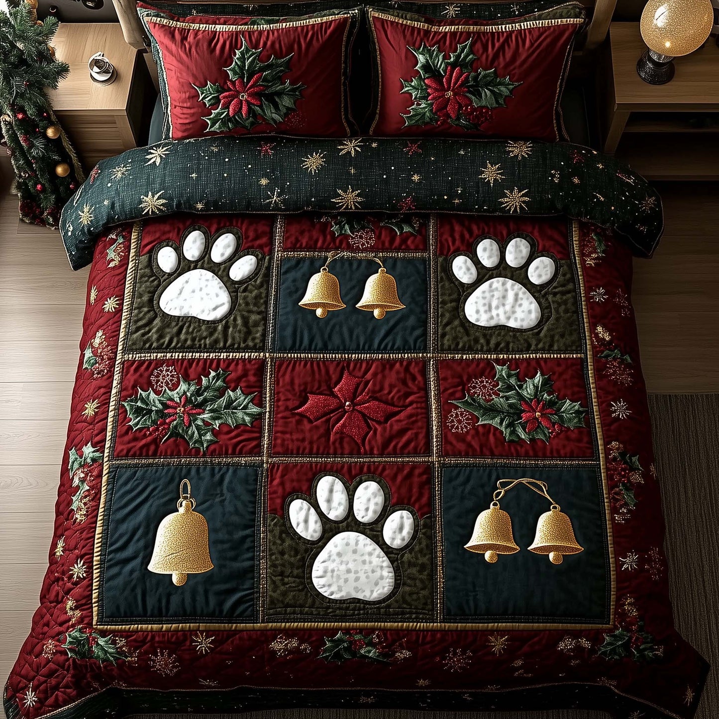 Merry Pawmas Duvet Cover Set GFTOTP14766
