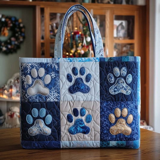 Pawty Trail Quilted Tote Bag GFTOTP14781