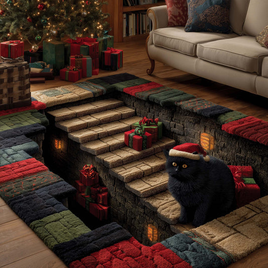 Festive Shadow Paws Area Rug GFTOTP14808
