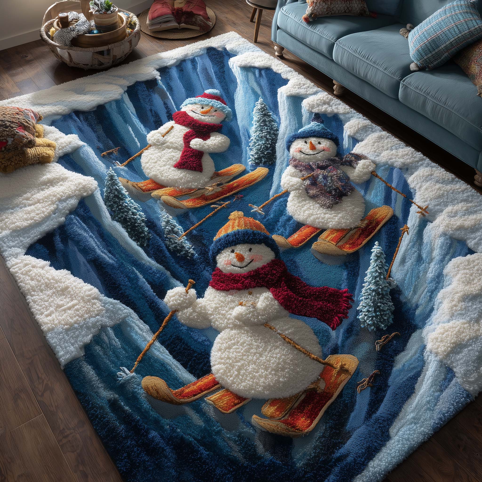 Friends Rug On Set Frostbound Friends Area Rug GFTOTP14821 – Patchique Store