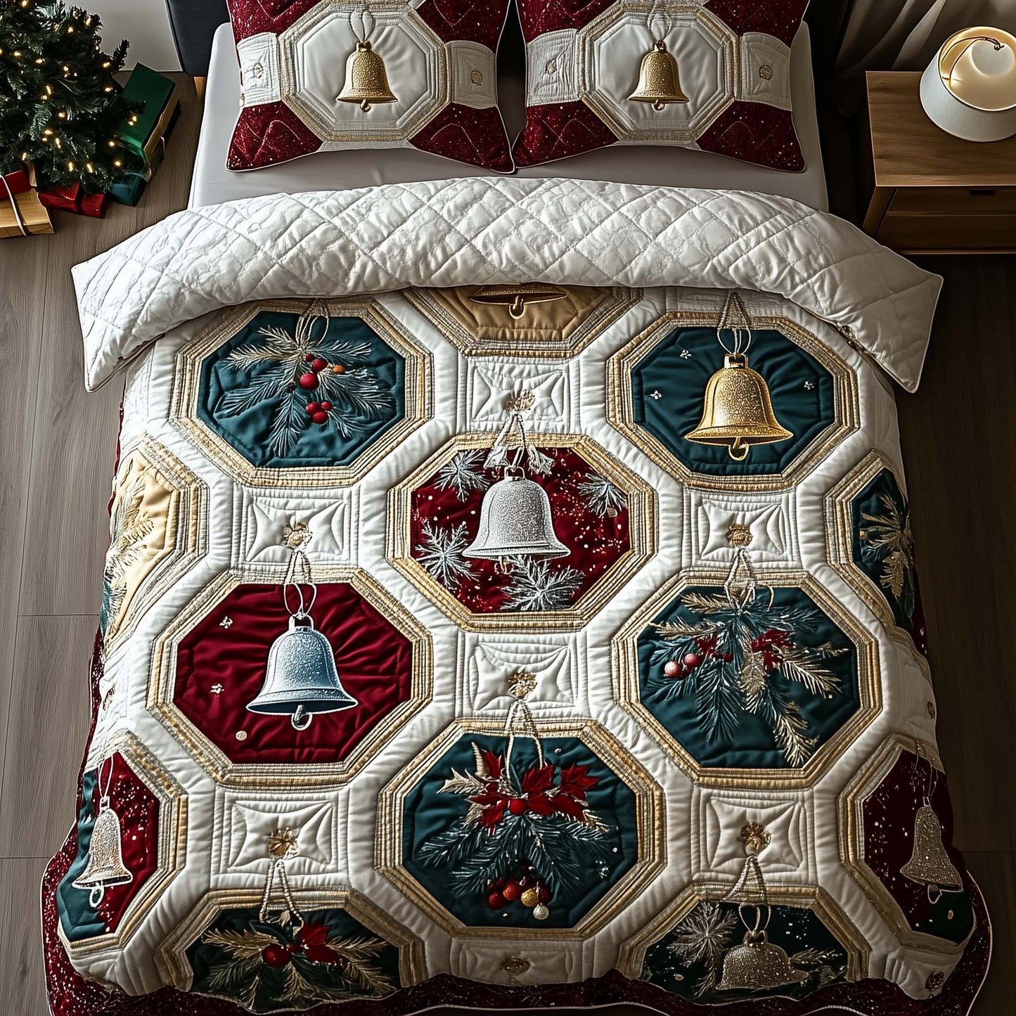 Yuletide Patchcraft Duvet Cover Set GFTOTP14828