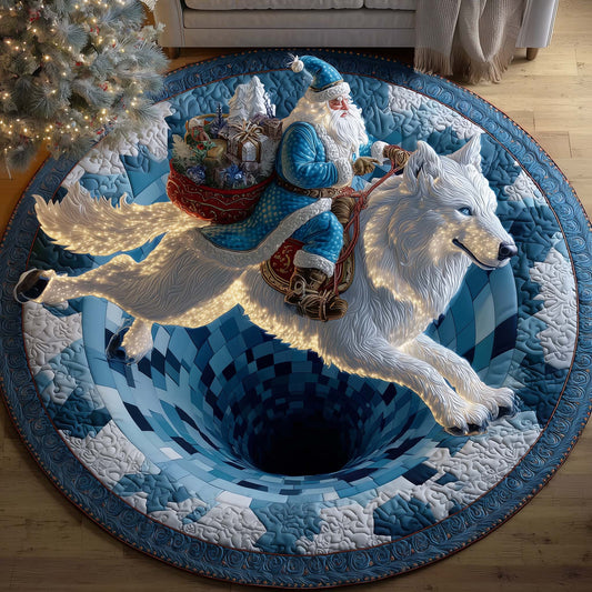 Winter Ride Quilted Round Mat GFTOTP14842
