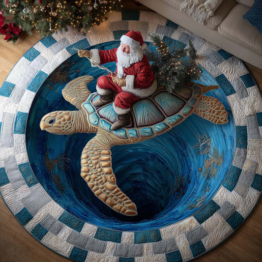 Holiday Voyage Quilted Round Mat GFTOTP14843
