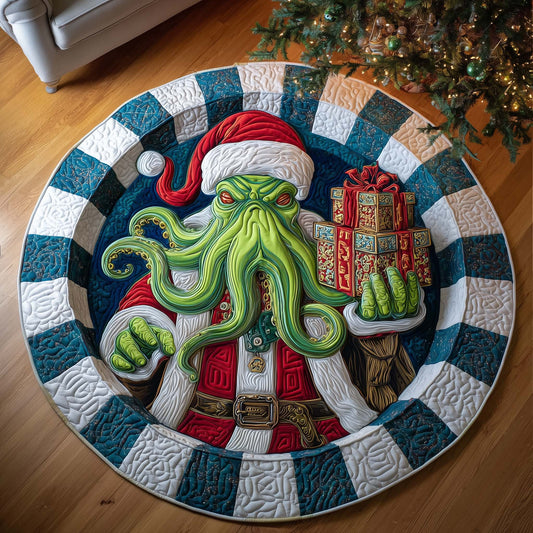 Holiday Voyage Quilted Round Mat GFTOTP14848