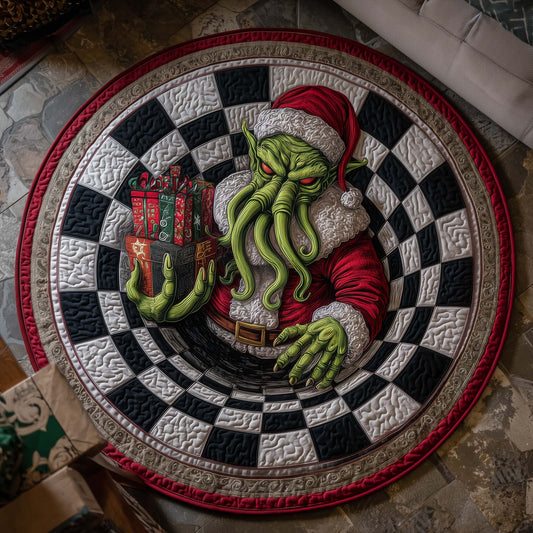 Holiday Voyage Quilted Round Mat GFTOTP14849