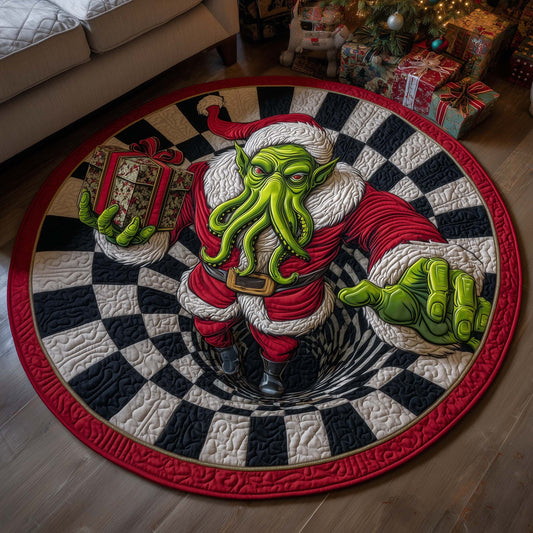 Holiday Voyage Quilted Round Mat GFTOTP14850