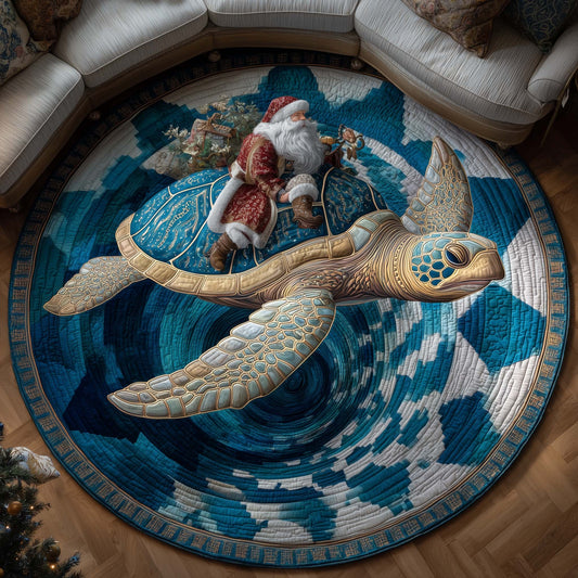 Holiday Voyage Quilted Round Mat GFTOTP14852