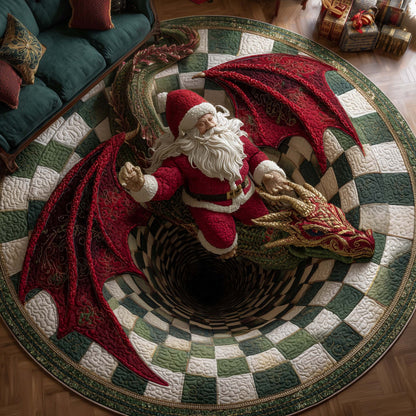 Yuletide Adventure Quilted Round Mat GFTOTP14857
