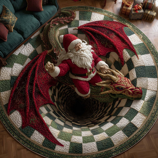 Yuletide Adventure Quilted Round Mat GFTOTP14857