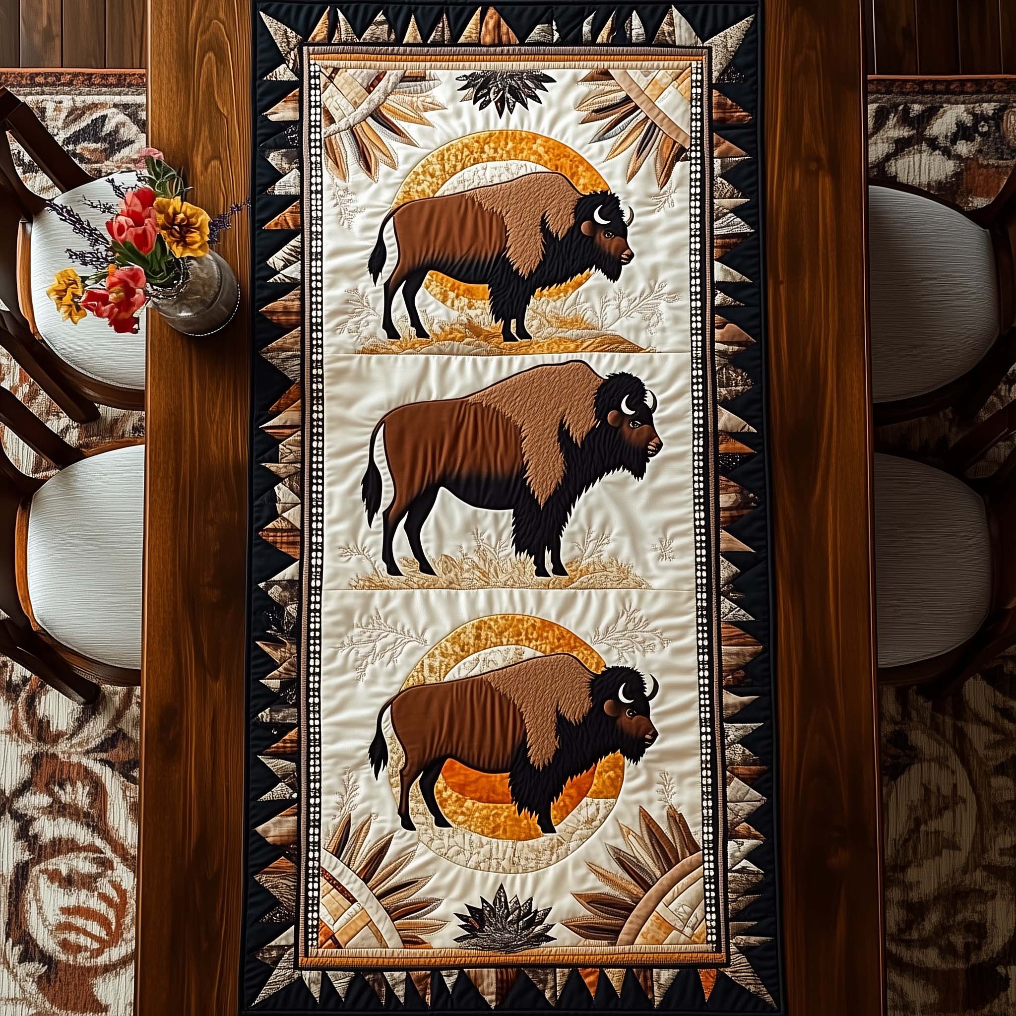 Prairie Majesty Quilted Table Runner GFTOTP14868 – Patchique Store