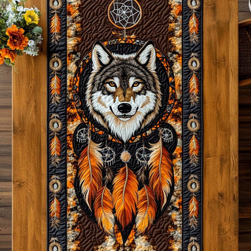 Heritage Wolf Quilted Table Runner GFTOTP14869