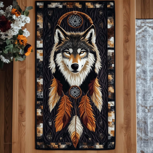 Heritage Wolf Quilted Table Runner GFTOTP14872