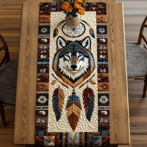 Heritage Wolf Quilted Table Runner GFTOTP14873