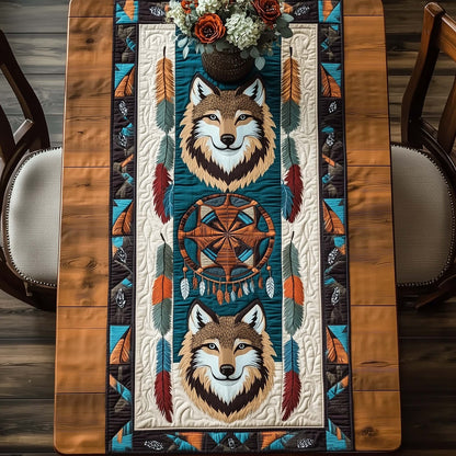 Heritage Wolf Quilted Table Runner GFTOTP14874