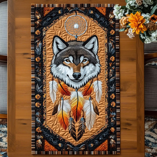 Heritage Wolf Quilted Table Runner GFTOTP14875