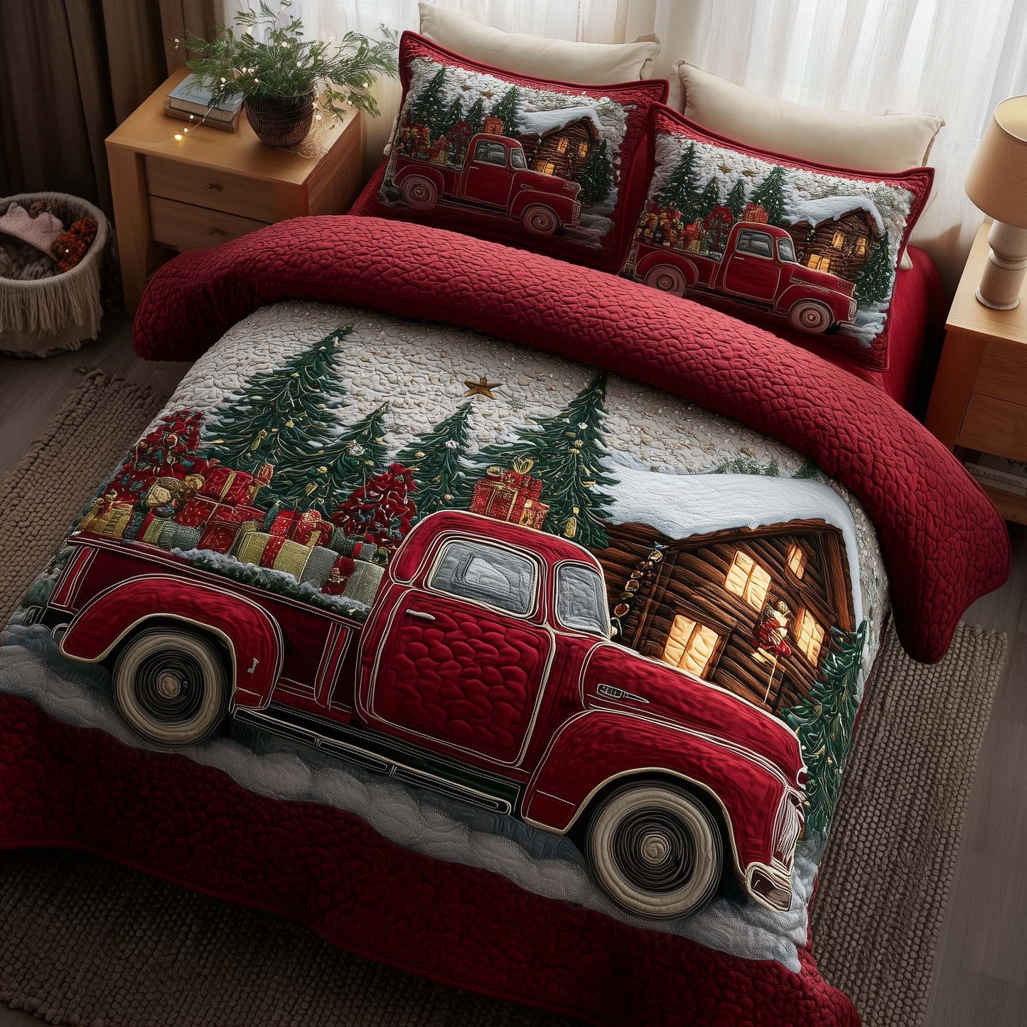 Yuletide Village Duvet Cover Set GFTOTP14932