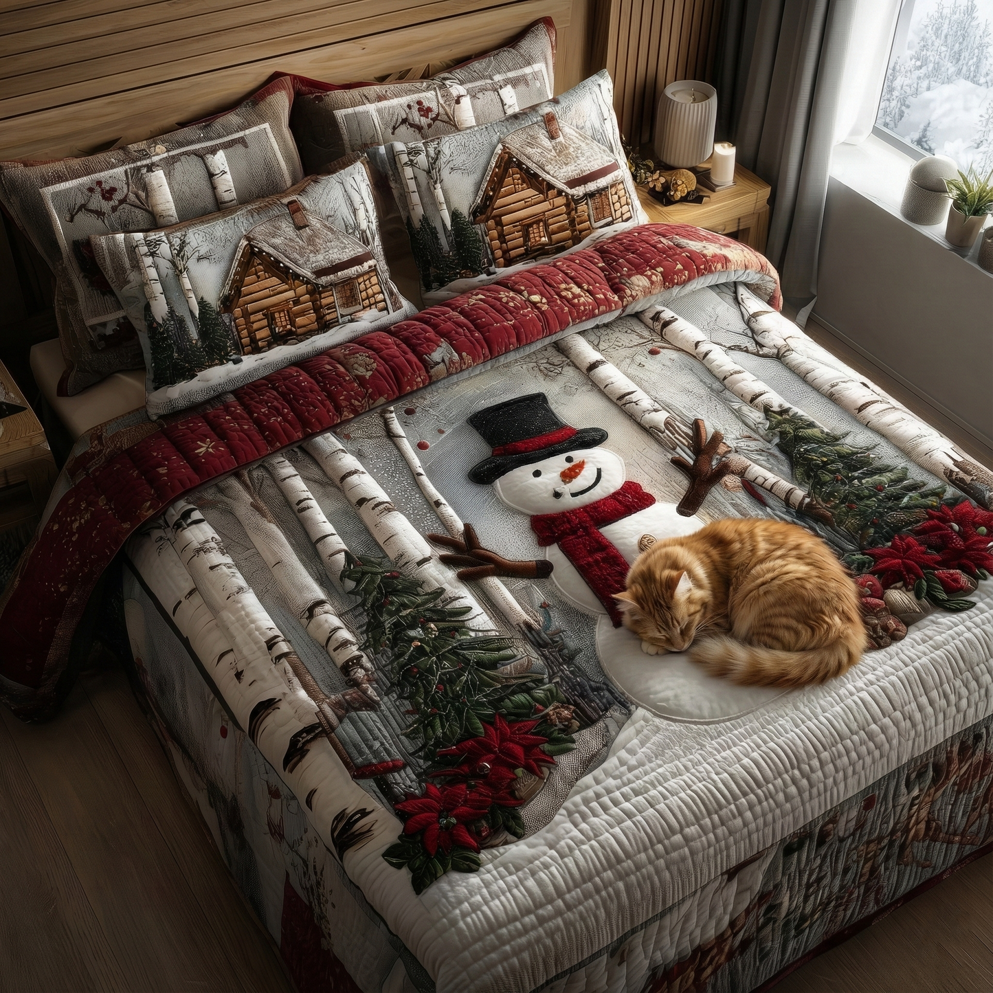 Yuletide Village Duvet Cover Set GFTOTP14938