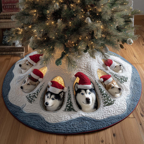 Husky Charm Quilted Tree Skirt GFTOTP14982