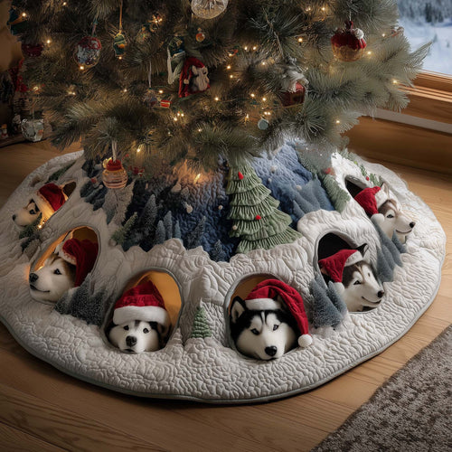 Husky Charm Quilted Tree Skirt GFTOTP14983
