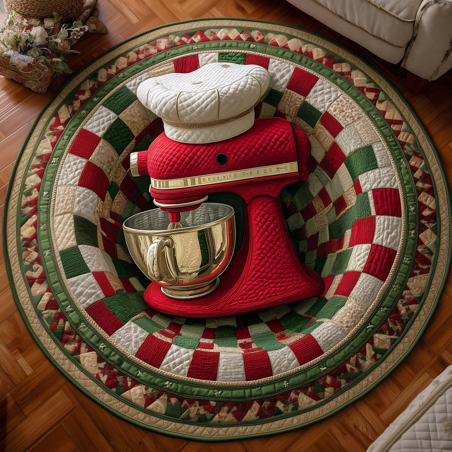 Jolly Workshop Quilted Round Mat GFTOTP15019