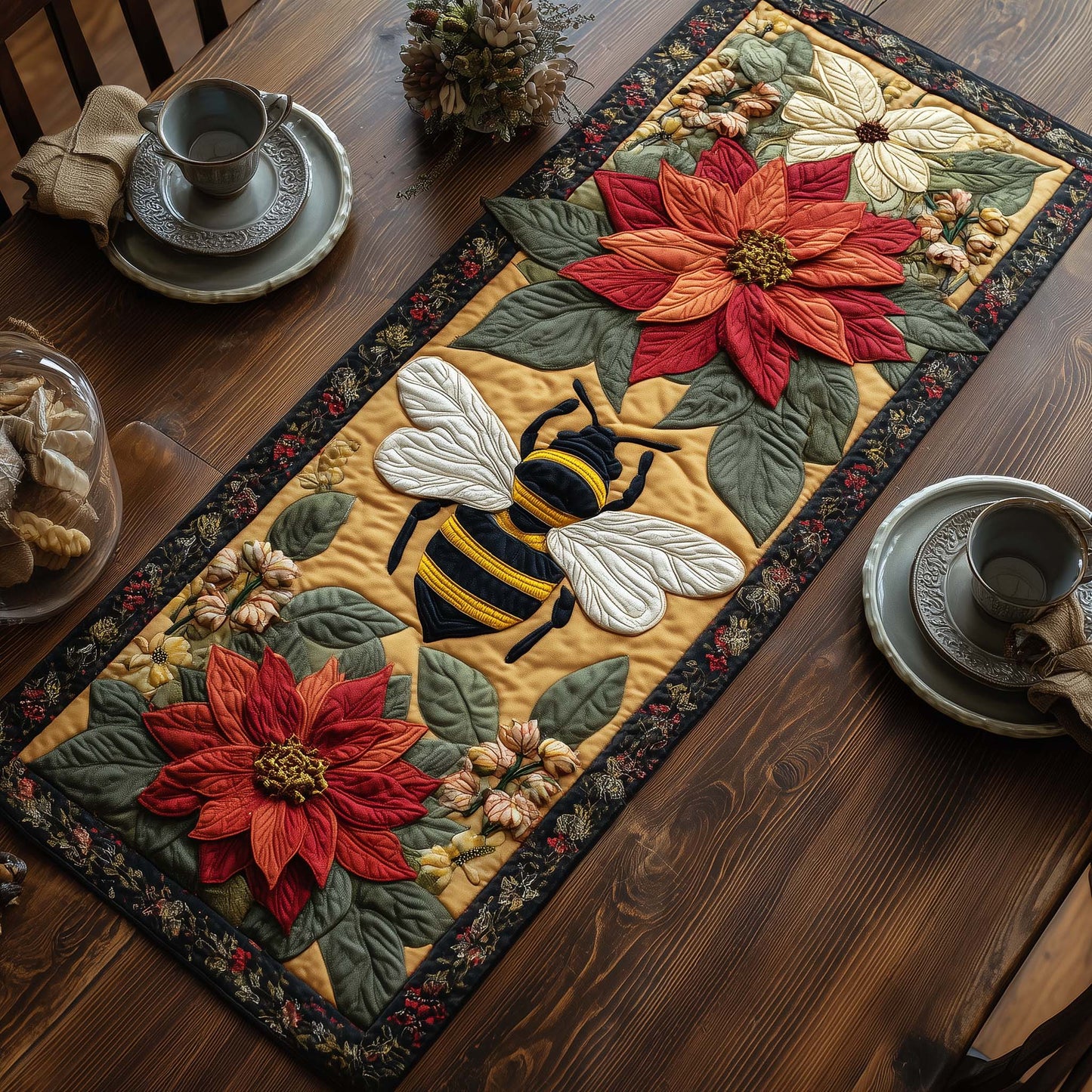 Honey Trail Quilted Table Runner GFTOTP15033