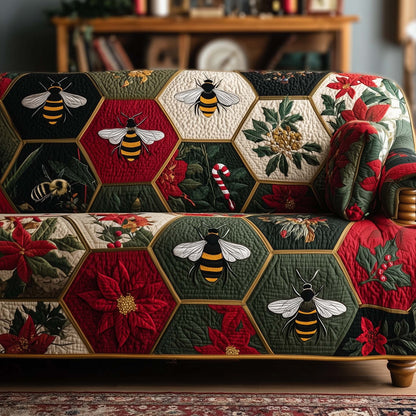 Honey Trail Quilted Sofa Cover GFTOTP15041