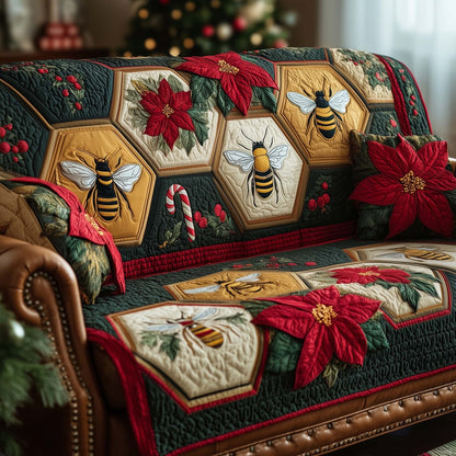 Honey Trail Quilted Sofa Cover GFTOTP15042