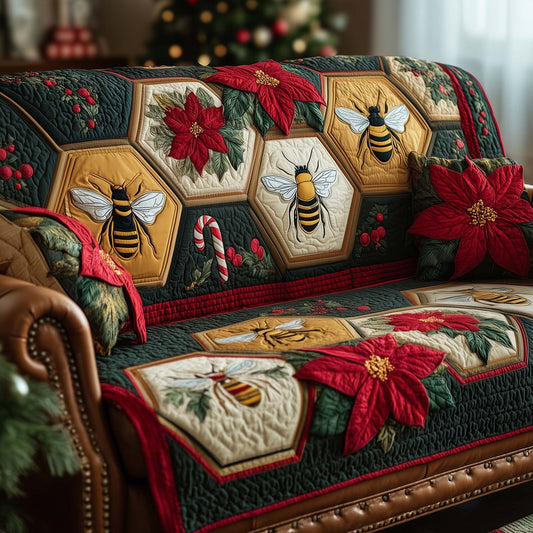 Honey Trail Quilted Sofa Cover GFTOTP15042