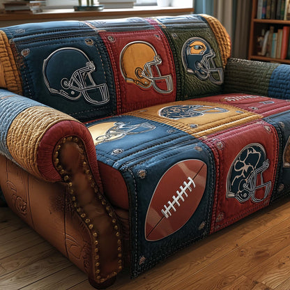 Gridiron Glory Quilted Sofa Cover GFTOTP15081