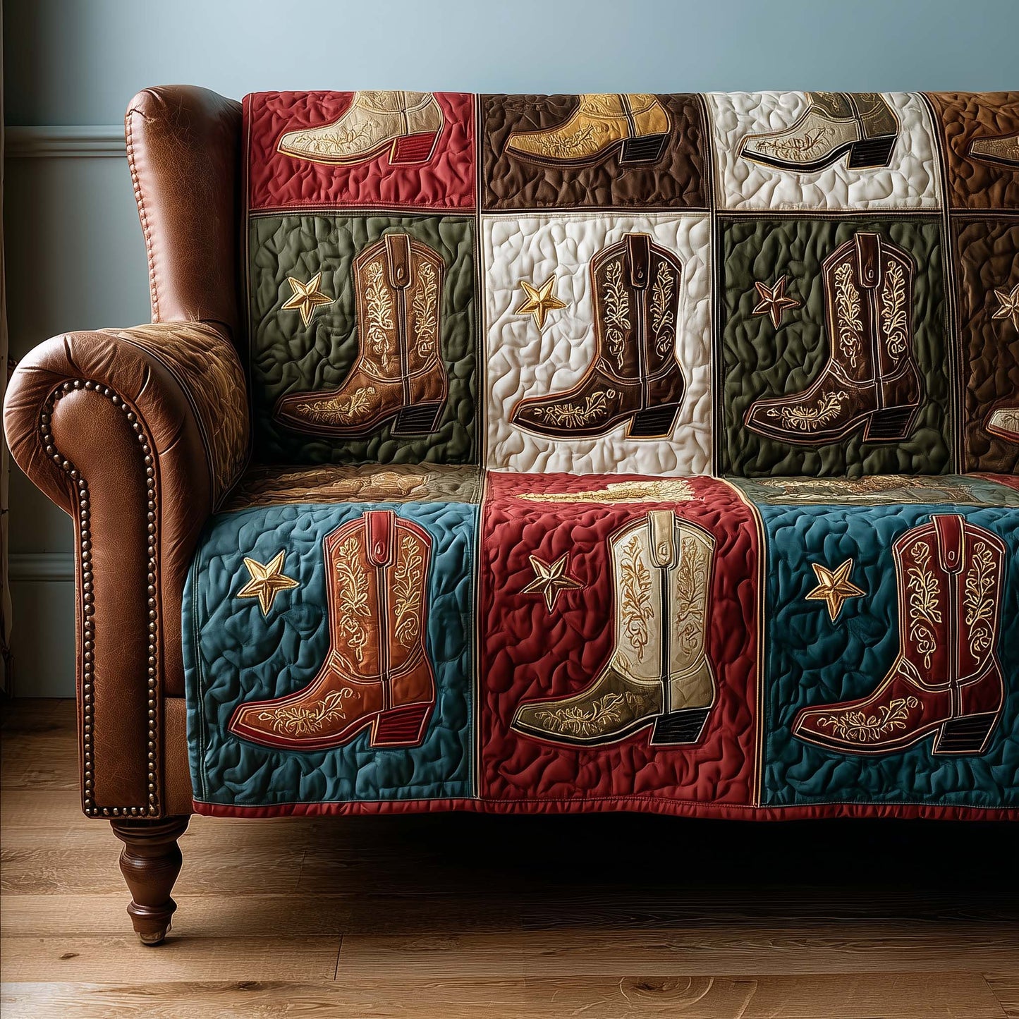 Western Mesa Quilted Sofa Cover GFTOTP15083