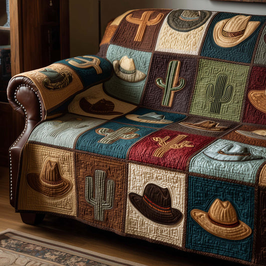 Western Mesa Quilted Sofa Cover GFTOTP15086