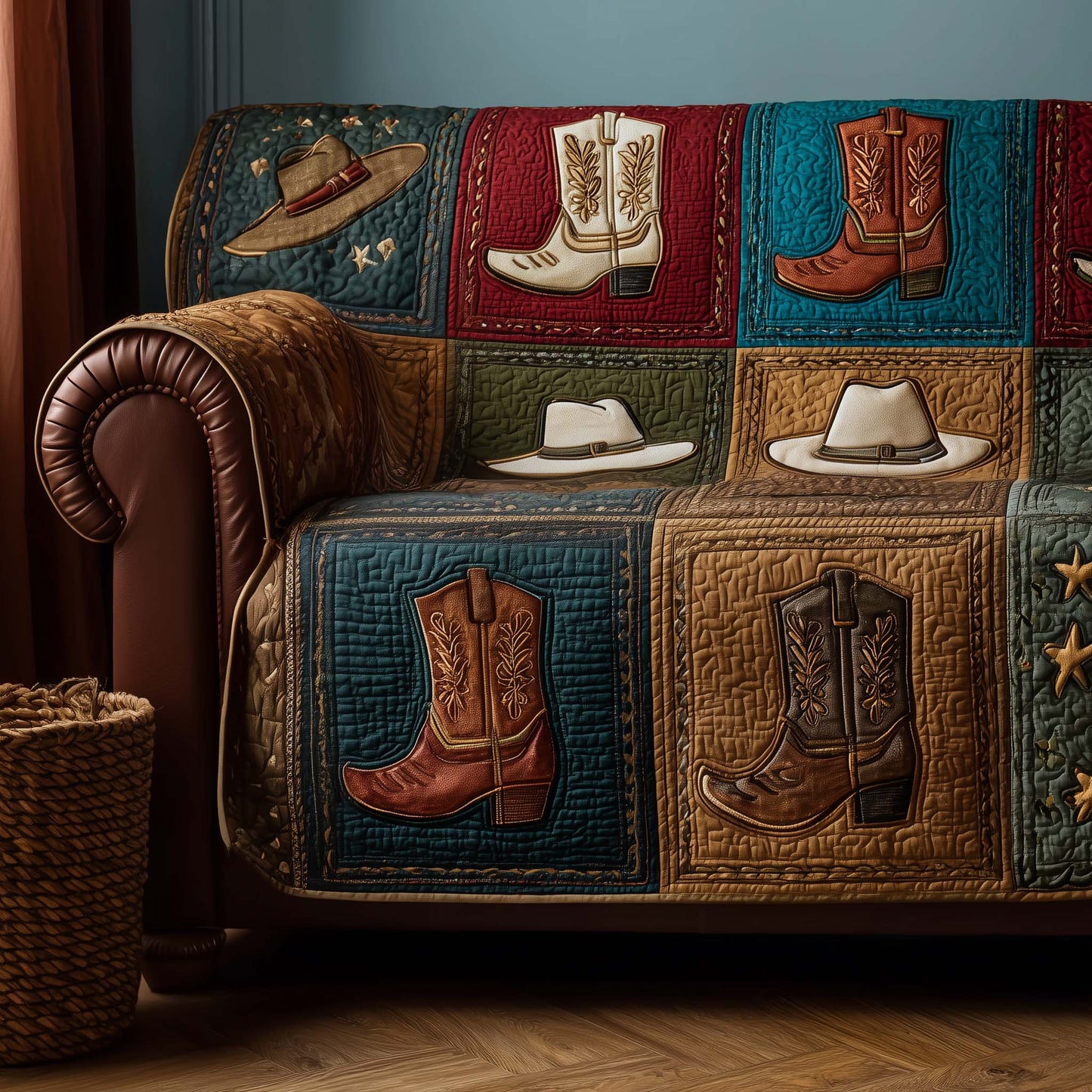 Western Mesa Quilted Sofa Cover GFTOTP15087