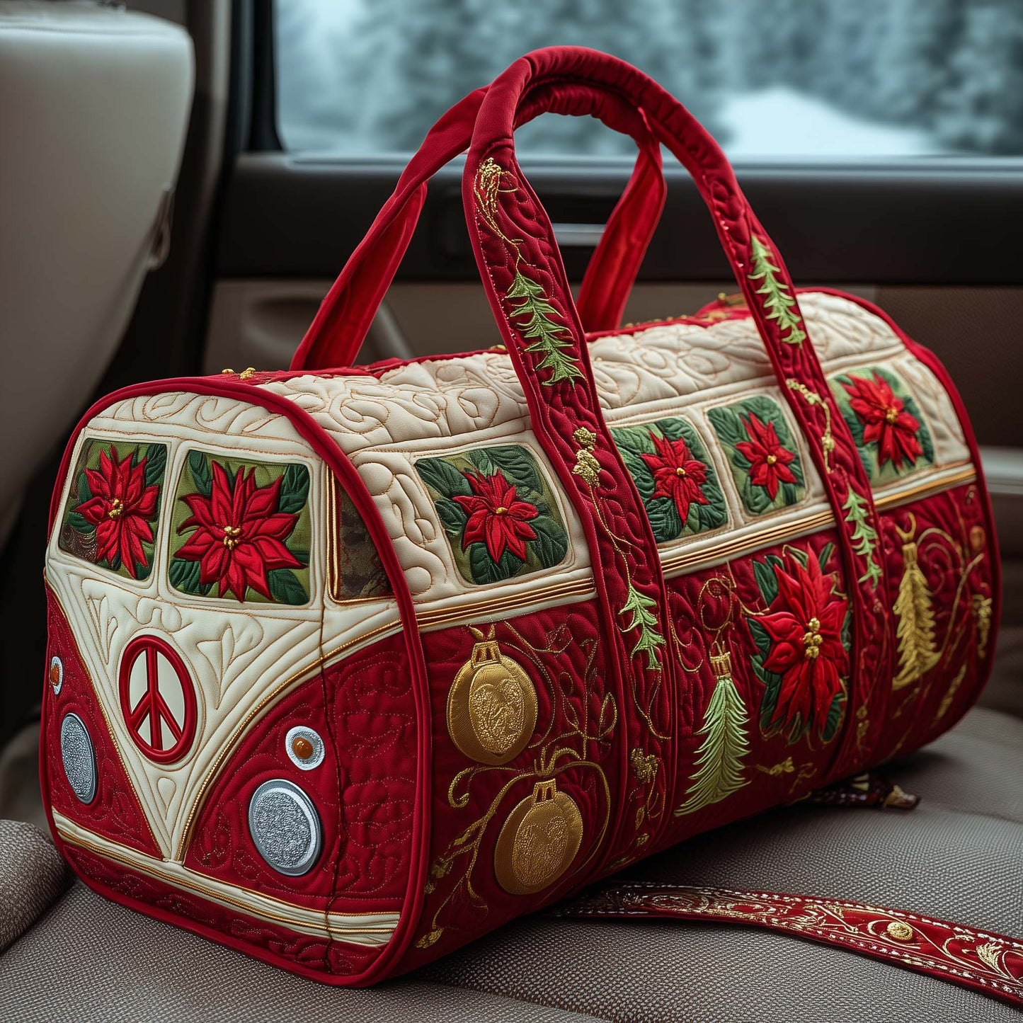 Holiday Van Quilted Duffle Bag GFTOTP15112