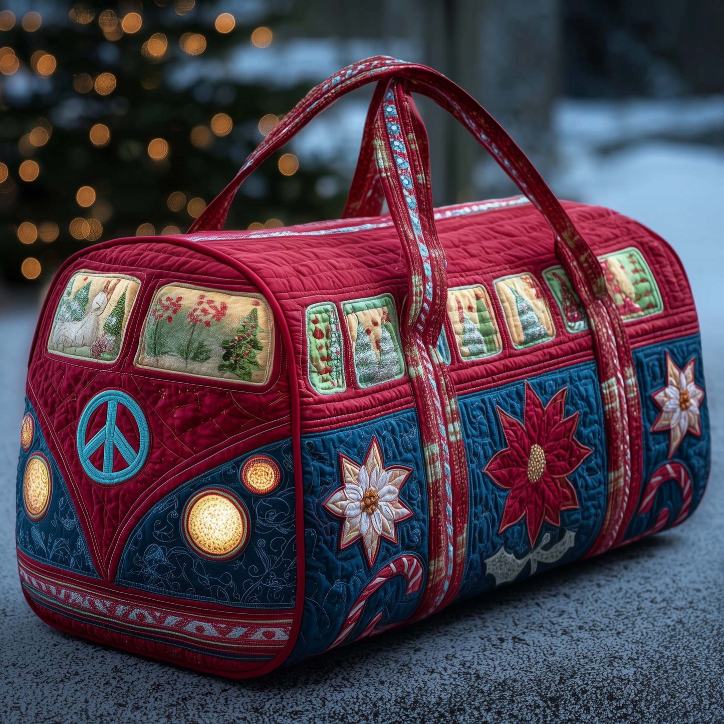 Holiday Van Quilted Duffle Bag GFTOTP15118