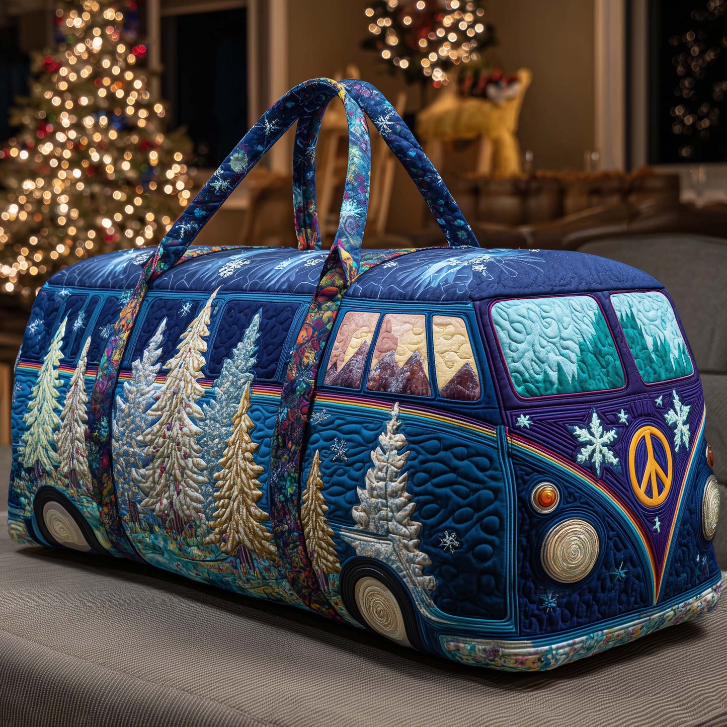 Yuletide Ride Quilted Duffle Bag GFTOTP15123