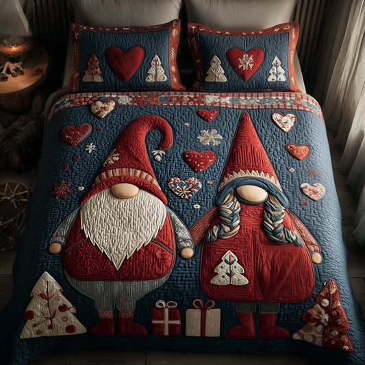 Holiday Gnome Duo Duvet Cover Set GFTOTP15139