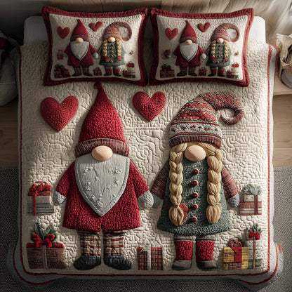 Holiday Gnome Duo Duvet Cover Set GFTOTP15140