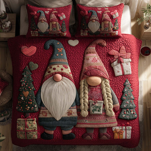Holiday Gnome Duo Duvet Cover Set GFTOTP15141
