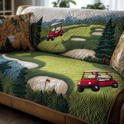 Fairway Haven Quilted Sofa Cover GFTOTP15142