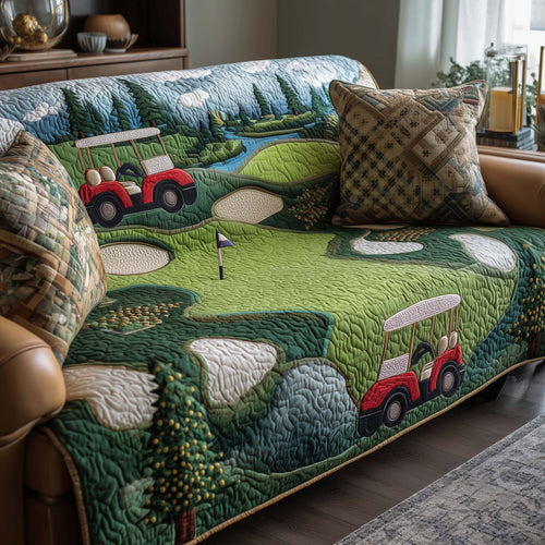 Fairway Haven Quilted Sofa Cover GFTOTP15144