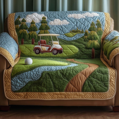 Fairway Haven Quilted Sofa Cover GFTOTP15145