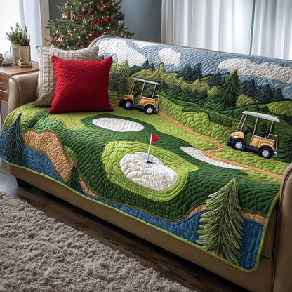 Fairway Haven Quilted Sofa Cover GFTOTP15146