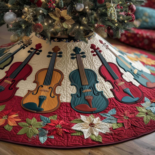 Yuletide Melody Quilted Tree Skirt GFTOTP15148