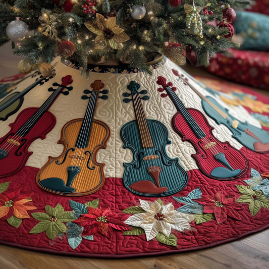 Yuletide Melody Quilted Tree Skirt GFTOTP15148