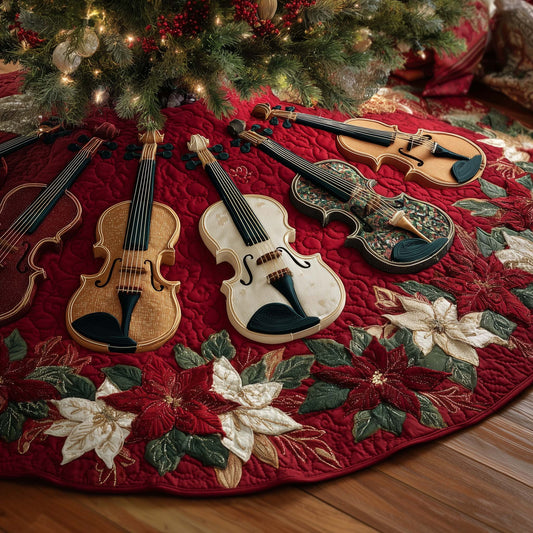 Yuletide Melody Quilted Tree Skirt GFTOTP15150