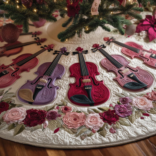 Yuletide Melody Quilted Tree Skirt GFTOTP15152